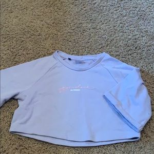 Gymshark cropped sweatshirt